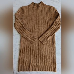 Madewell Tan Sweater Dress, Size Small